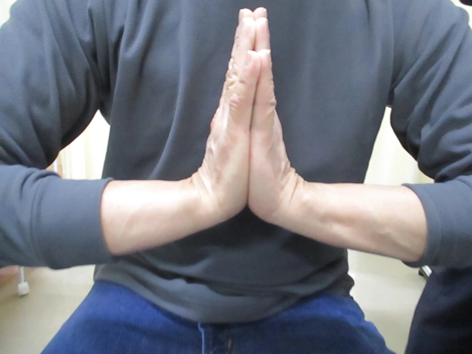きれいな背屈可動域です